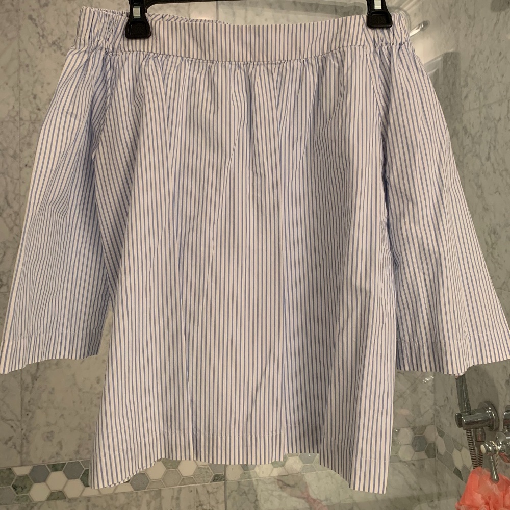 Madewell over the shoulder blouse